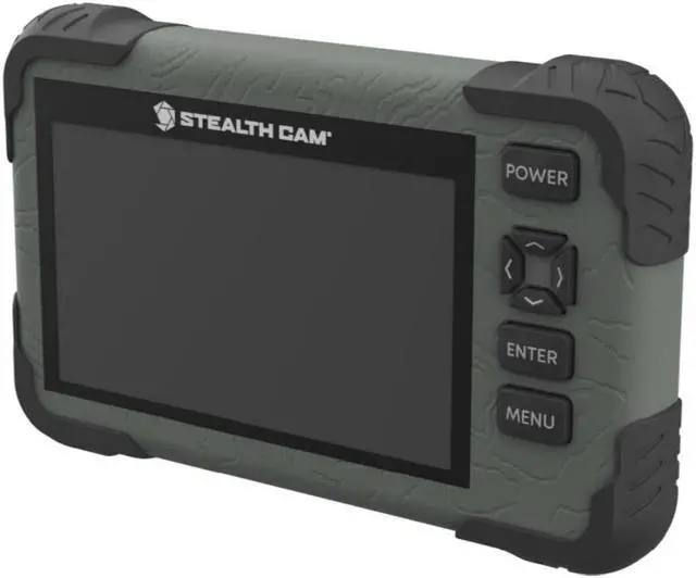 Alt view image 3 of 7 - Stealth Cam SD Card Reader/Photo & HD Video 1080P Viewer | Durable Water-Resistant Housing | 4.3" Color LCD Screen | Wrist Lanyard
