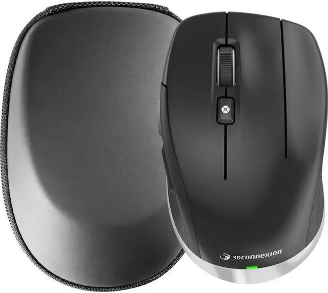 Alt view image 2 of 2 - 3Dconnexion CadMouse Compact - Mouse - ergonomic - optical - 7 buttons - wireless, wired - USB, Bluetooth, 2.4 GHz