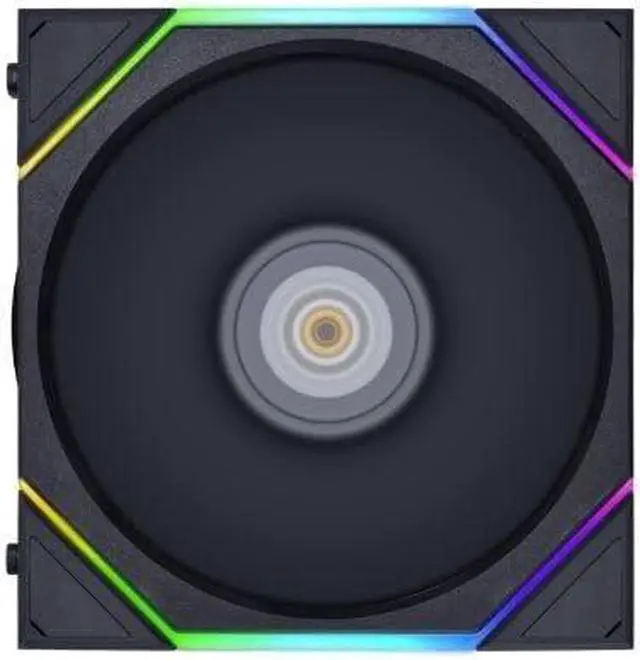 Alt view image 8 of 12 - Lian Li UNI FAN RTL120 RGB Single Pack Black . Reverse Blade (No controller included)- 12RTL1B