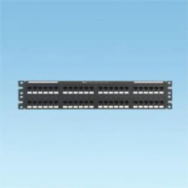 Alt view image 8 of 8 - Panduit - NK6PPG48Y - Panduit NK6PPG48Y 48-Port Network Patch Panel - 48 x RJ-45 - 48 Port(s) - 48 x RJ-45 - 48 x RJ-11