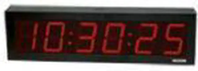 Alt view image 4 of 4 - Valcom VIP-D625A IP PoE 6 Digit, 2.5 inch Digital Clock, Part No# VIP-D625A