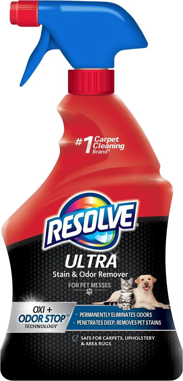 Alt view image 3 of 3 - Resolve Carpet Cleaner Stain/Odor 32 fl. oz. Light Yellow 99305