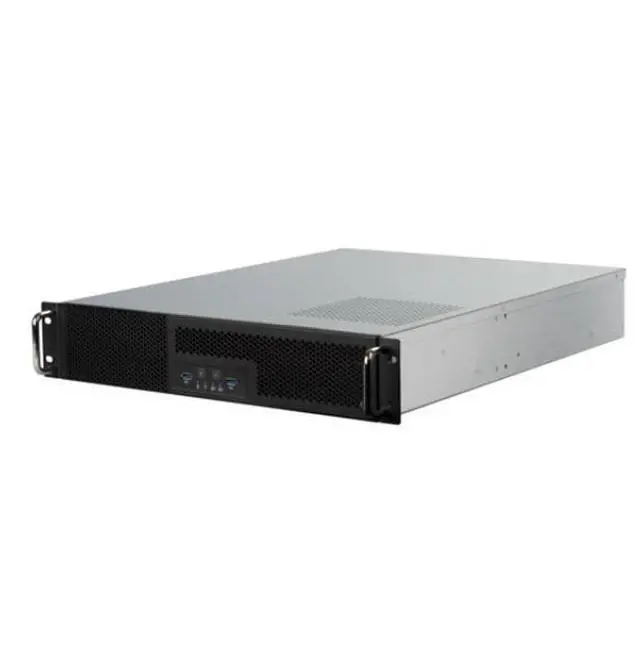 Alt view image 4 of 4 - Silverstone RM23-502 2U dual 5.25" Drive Bay ATX Rackmount Industrial Storage Server Chassis with USB 3.1 Gen1 interface
