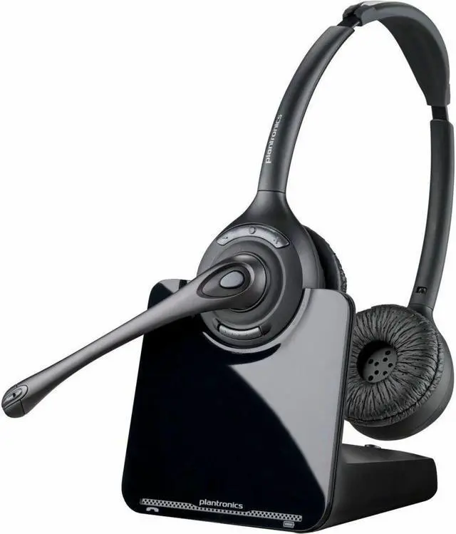 Alt view image 2 of 2 - Poly CS520-XD Headset - Stereo - Wireless - 350 ft - Over-the-head - Binaural - Noise Cancelling Microphone