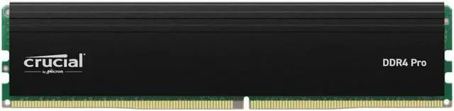 Alt view image 2 of 2 - Crucial 16GB DDR4 PC4-25600 3200 MHz CL22 - Non-ECC - Unregistered - 288-pin - DIMM SDRAM Memory Module Model CP16G4DFRA32A