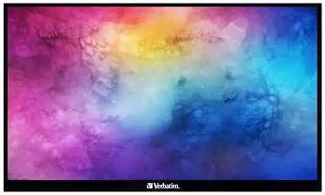 Main image of Verbatim Portable Touchscreen Monitor Full HD 1080p 15.6" Metal Housing
