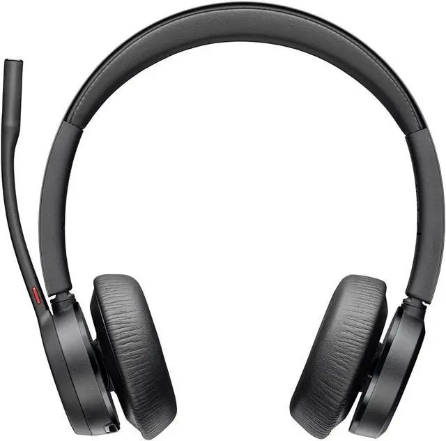 Alt view image 8 of 15 - Poly Voyager 4320-M Binaural On-Ear Wireless Headset w/ BT700 7E2M1AAABA