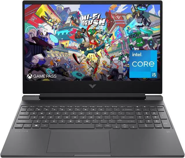 Main image of HP VICTUS 15-fa1300nr 15.6" Gaming Laptop i5-12450H 8GB 512GB RTX4050 A05XLUAABA