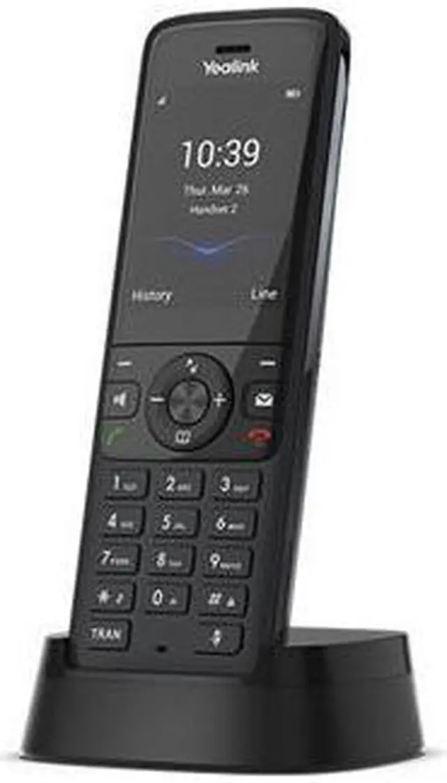 Alt view image 2 of 2 - Verizon Yealink W78HV Wireless Single Home Telephone Handset and Charge Dock