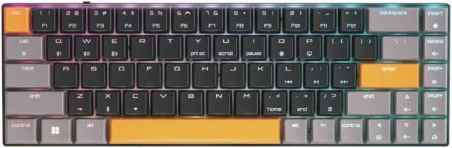 Alt view image 5 of 5 - Cherry MX-LP 2.1 Compact Wireless RGB Gaming Keyboard MX Silver Speed Switches