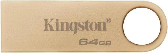 Alt view image 2 of 5 - Kingston DataTraveler SE9 Gen 3- 64GB - 220MB/s read- Metal - USB 3.2 Gen 1 -Gold