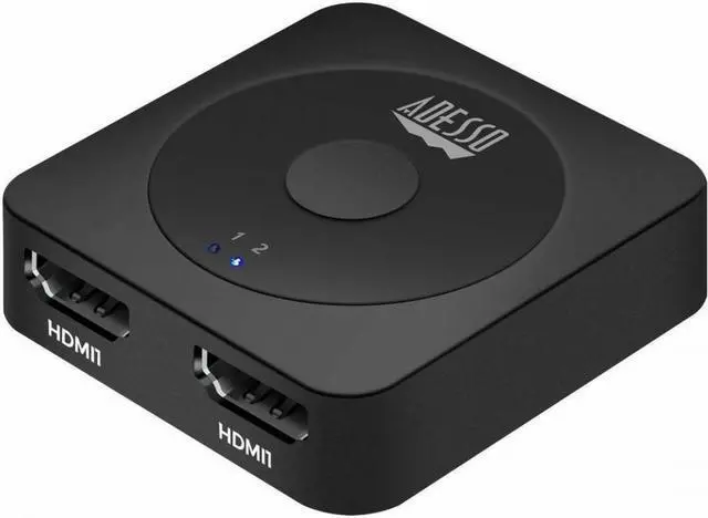 Alt view image 7 of 15 - Adesso AUH-5100 4K60 HDMI Splitter & Switcher AUH-5100
