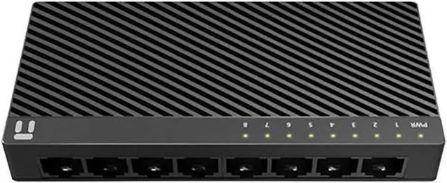 Alt view image 4 of 4 - Netis ST3108GC 8 Port 10/100/1000Mbps Gigabit Desktop Switch | Plug-and-Play and Effective Power Saving Technology Support Auto MDI/MDIX Function | Fanless and Compact Design