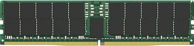 Alt view image 3 of 4 - Kingston 64GB DDR5 SDRAM Memory Module - For Compute Module, Server, Desktop PC - 64 GB - DDR5-4800/PC5-38400 DDR5 SDRAM - 4800 MHz - CL40 - 1.10 V - ECC - Registered - 288-pin -DIMM - KTH-PL548D4-64G