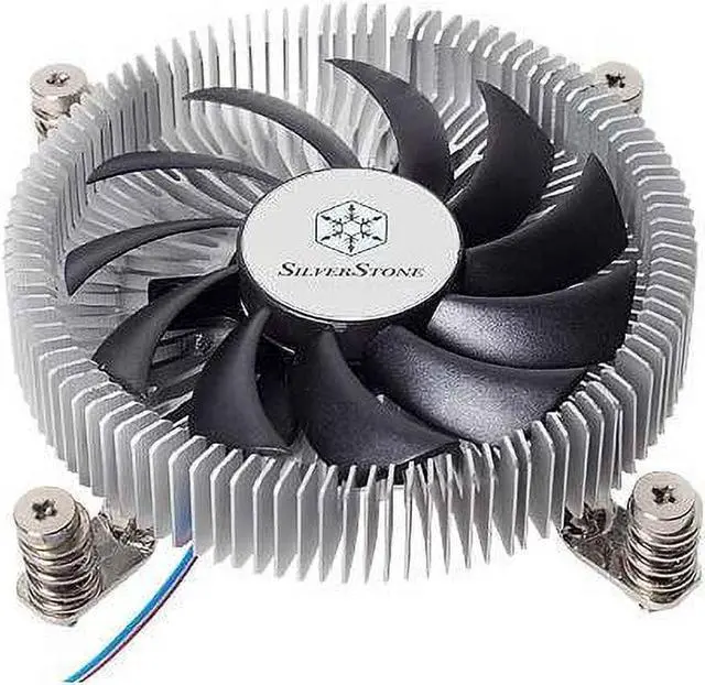 Alt view image 2 of 10 - silverstone technology sst-nt07-115x-usa lga1150/1151/1155/1156/1200 cpu cooler low profile 23mm tall for 65w tdp support with 80mm pwm fan sst-nt07-115x