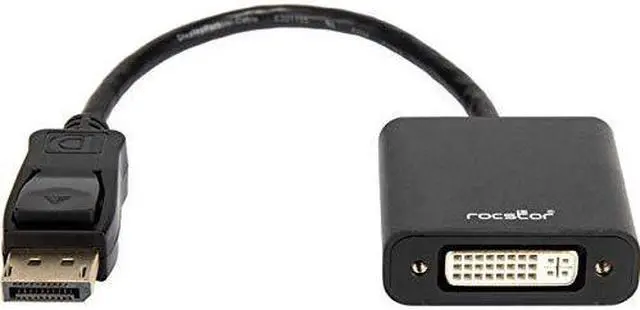 Alt view image 7 of 8 - Rocstor DisplayPort/DVI Video Cable Y10A230B1