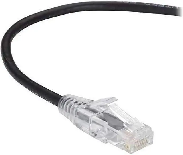 Alt view image 9 of 9 - 7FT BLACK CAT6 SLIM 28AWG PATCH