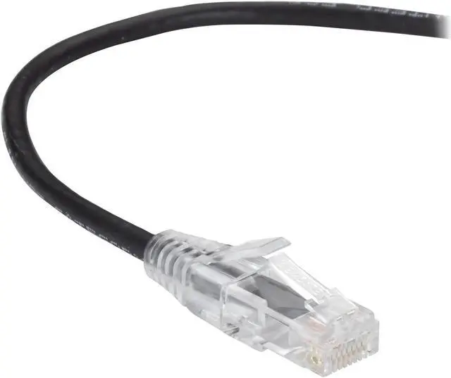 Alt view image 7 of 9 - BLACK BOX C6APC28-BK-20 CAT6A 500-MHZ STRANDED ETHERNET PATCH CABLE - UNSHIELDED (UTP), CM PVC, SNAGLESS