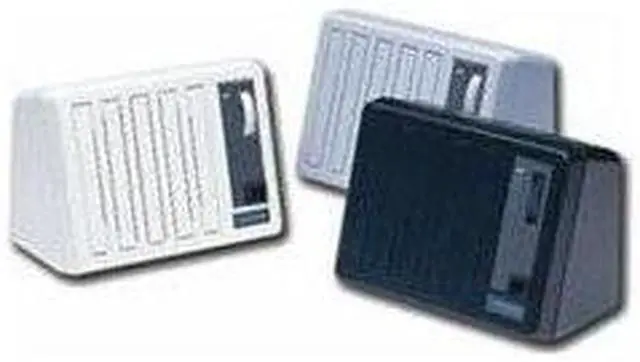 Alt view image 3 of 3 - valcom v-764-bk push button talkback desktop and wall speaker, black