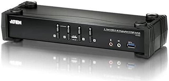Alt view image 8 of 8 - ATEN CS1924 4-Port USB 3.0 4K DisplayPort KVMP Switch