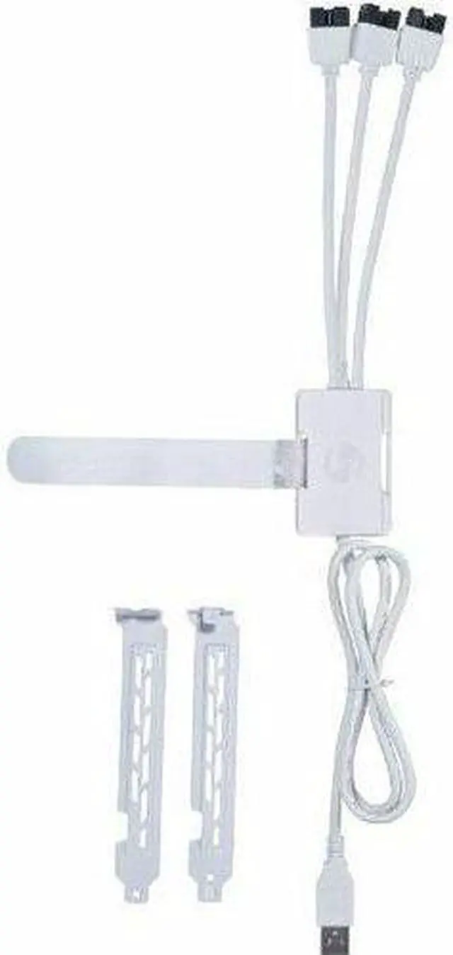 Alt view image 3 of 3 - Lian Li PW-U2HB ,Interal USB 2.0 1 to 3 HUB,White Color ---------PW-U2TPAW