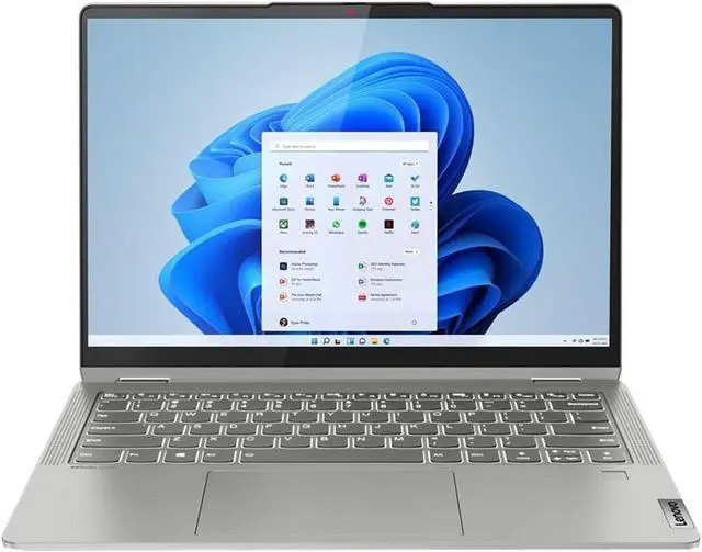 Alt view image 14 of 14 - Lenovo IdeaPad Flex 5 14ALC7 Laptop, 14"" IPS Touch 14" WUXGA (1920x1200) IPS Multi-touch 300 nits Glossy w/1080p Camera, Ryzen 5 5500U,  AMD Radeon Graphics, 8GB, 256GB SSD, Win 11 Home, English