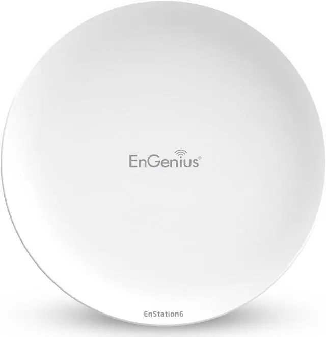 Alt view image 8 of 8 - EnGenius Wi-Fi 6 (802.11ax) 5GHz 1,200 Mbps, 2x2 Outdoor Wireless Bridge, 26 dBm, high gain 19 dBi Directional Antenna, IP-55 housing, up to 6 Miles Point-to-Point [EnStation6]