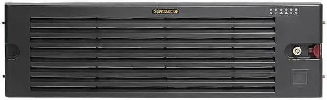 Alt view image 9 of 10 - Mcp-210-83501-0B 3U Front Bezel For Sc835 Chassis (Black)