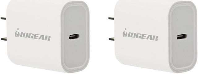 Main image of IOGEAR GearPower Compact USB-C 20W Charger 2-Pack