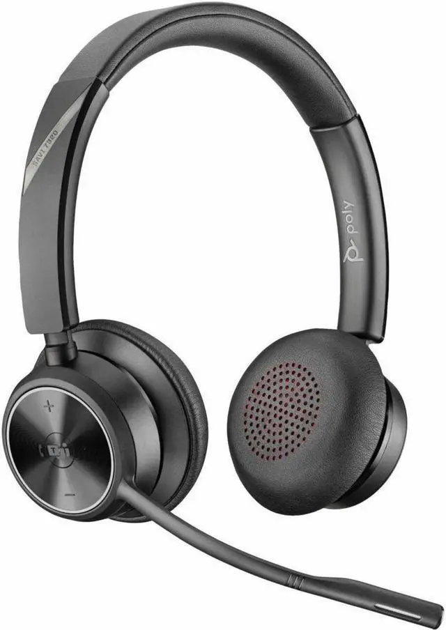 Alt view image 5 of 5 - Poly Savi 7320 Stereo Microsoft Teams Certified DECT Headset 783N3AA#ABA