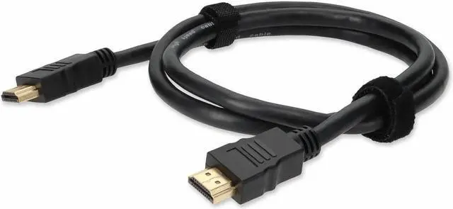 Alt view image 2 of 2 - AddOn 1m HDMI 1.4 Male to Male Black Cable For Resolution Up to 4096x2160 DCI 4K HDMI2HDMI1M