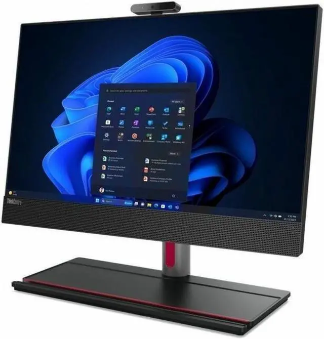 Alt view image 8 of 8 - Lenovo ThinkCentre M90a Gen 5 12SH001MUS All-in-One Computer - Intel Core i5 14th Gen i5-14500 - 16 GB - 256 GB SSD - 23.8" Full HD - Desktop - Black - Intel Q670 Chip - 1920 x 1080 - Windows 11