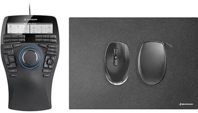 Alt view image 2 of 8 - 3Dconnexion SpaceMouse Enterprise, CadMouse Pro Wireless and CadMouse Pad together create a synergistic ecosystem that simply cannot be recreated using a regular mouse and keyboard Model 3DX-700135