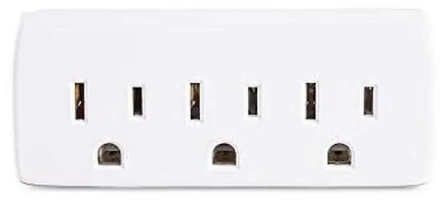 Main image of CyberPower GT3W Straight 3 Outlet Adapter White