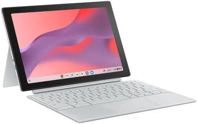Alt view image 2 of 10 - ASUS Chromebook Detachable CM3001DM2A-YZ88T-S 10.51 inch MediaTek Kompanio 520 2.0GHz/ 8GB LPDDR4X/ 128GB EMMC/ ARM Mali-G52 MC2/ Chrome Notebook (Fog Silver)