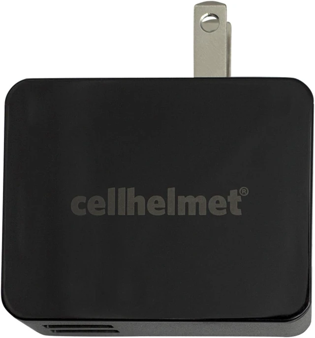 Alt view image 6 of 7 - cellhelmet 2.4-Amp Dual-Port Smart Wall Charger (WALL-2.5/2-B) CHELWALL252B