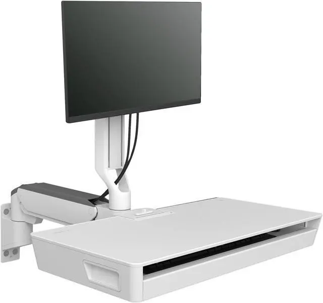 Main image of Ergotron CareFit Mounting Arm for Keyboard Monitor LCD Monitor White