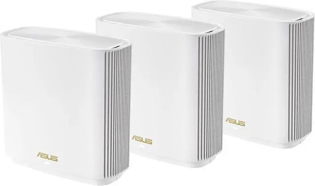 Main image of ASUS ZenWiFi Whole-Home Tri-band Mesh WiFi 6E System (ET9 3PK), Coverage up to 7,800 sq.ft, 7800Mbps, new 6GHz band, AiMesh, Lifetime Free Internet Security, Parental Control, Easy Setup