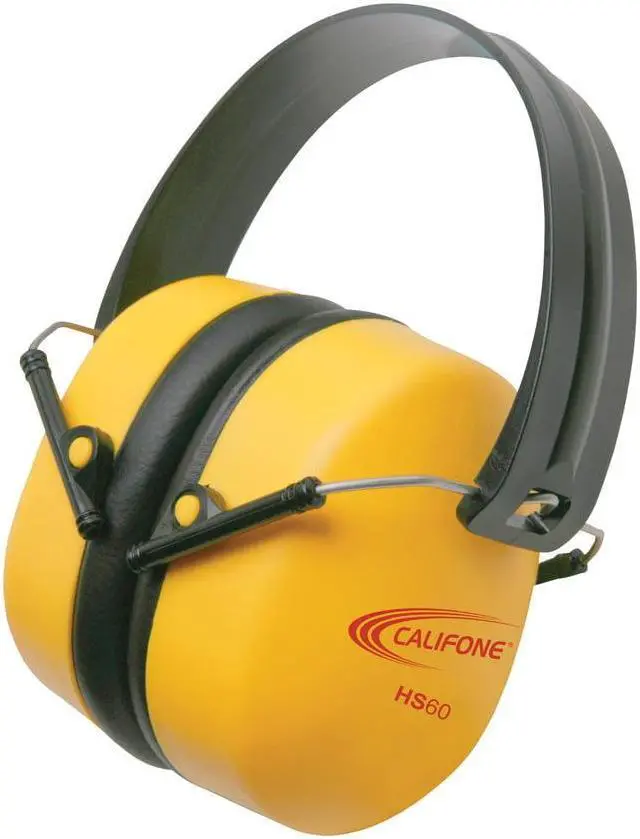 Alt view image 3 of 3 - Califone Best Hearing Protectors, Bright Yellow Safety Color Large