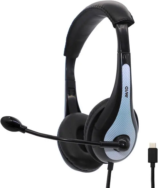 Alt view image 2 of 9 - Avid Products Ae-36 USB-C Headset White