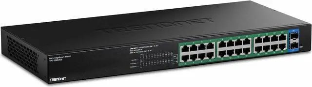 Alt view image 5 of 10 - TRENDnet 26-Port Gigabit EdgeSmart PoE+ Switch, TPE-TG262ES