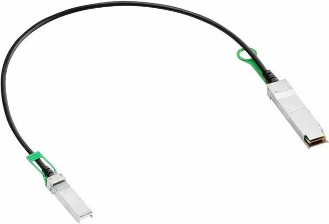 Alt view image 3 of 3 - HPE S1J07A Networking 50G QSFP56 to SFP56 0.65m DAC Cable