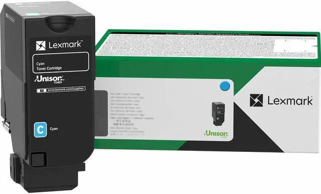 Alt view image 5 of 5 - Lexmark 735 Original Laser Toner Cartridge Cyan Pack 71C10C0