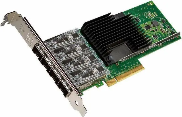 Alt view image 2 of 4 - Intel Ethernet Converged Network Adapter X710-DA4 - network adapter - PCIe 3.0 x8 - 10 Gigabit SFP+ x 4 Model EX710DA4G2P5