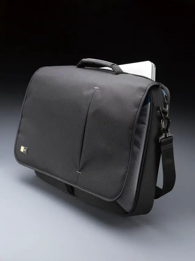 Alt view image 18 of 19 - Caselogic 3201140 17 in. Laptop Messenger Bag, Black - 3.37 x 17.75 x 13.75 in.
