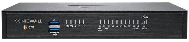 Alt view image 9 of 11 - SonicWall TZ670 Firewall (Gen 7) w/ Total Secure (1-Year Essential Protection Service Suite) | 02-SSC-5640