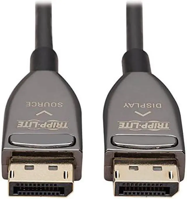 Alt view image 5 of 9 - Tripp Lite DisplayPort Fiber Active Optical Cable AOC 8K 60Hz CL3 M/M 20M (P580F3-20M-8K6)