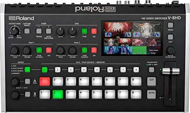 Alt view image 13 of 13 - Roland V-8HD HD Video Switcher