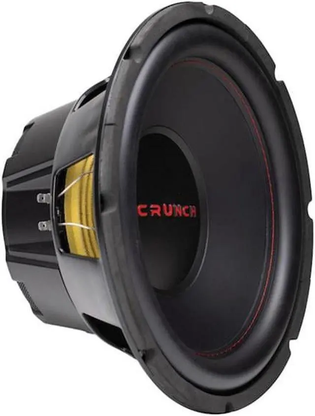 Alt view image 16 of 16 - Crunch CRW12D4 CRW Series 12" 800 Watts Dual Voice Coil 4 Ohm DVC Subwoofer (Each)