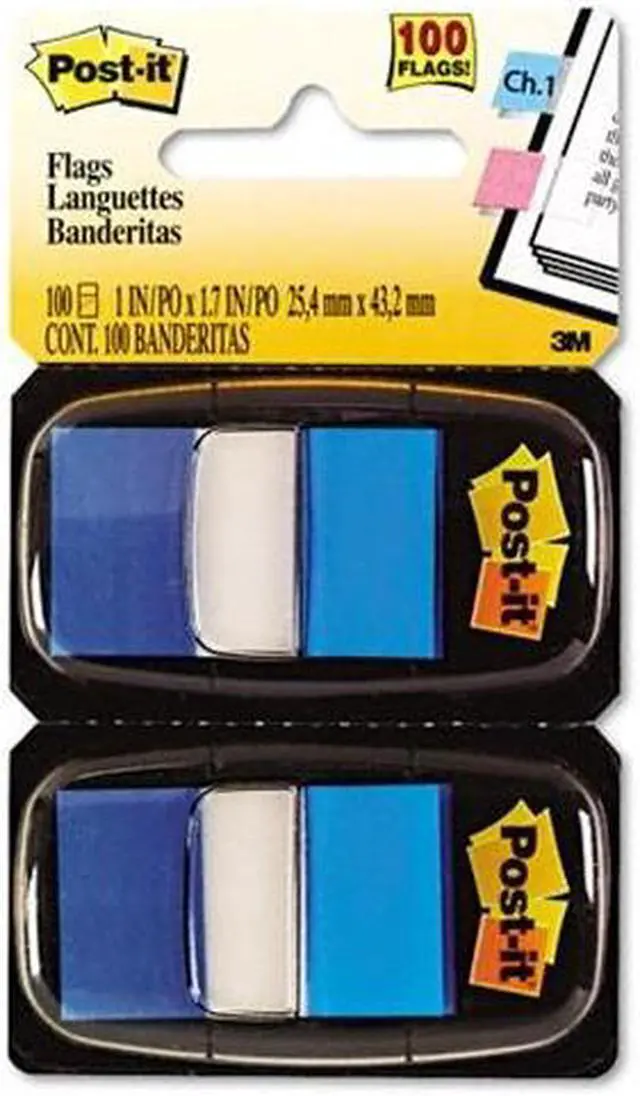 Alt view image 18 of 18 - Post-it Marking Page Flags in Dispensers Blue 12 50-Flag Dispensers/Pack 680BE12